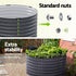 Green Fingers Galvanised Round Garden Bed 90cm x 45cm