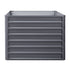 Green Fingers Galvanised Steel Raised Garden Bed 100cm x 100cm x 77cm - 2 Set