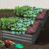 Green Fingers Galvanised Steel Raised Garden Bed 120cm x 90cm - 2 Set