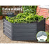Green Fingers Galvanised Raised Garden Bed 130cm x 130cm x 46cm - 2 Set