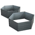 Green Fingers Galvanised Raised Garden Bed 130cm x 130cm x 46cm - 2 Set