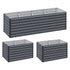 Green Fingers Galvanised Steel Raised Garden Bed 320cm x 80cm x 77cm