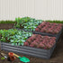 Green Fingers Galvanised Steel Raised Garden Bed 210cm x 90cm - 2 Set
