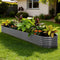 Green Fingers Oval Garden Bed 320cm x 80cm x 42cm