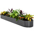 Green Fingers Oval Garden Bed 320cm x 80cm x 42cm