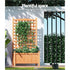 Green Fingers Wooden Garden Bed Trellis 64cm x 35cm x 115cm