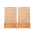 Green Fingers Wooden Garden Bed Trellis 64cm x 35cm x 115cm - 2 Set
