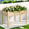 Green Fingers Raised Wooden Garden Bed 120cm x 60cm x 80cm