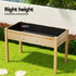 Green Fingers Raised Wooden Garden Bed 120cm x 60cm x 80cm