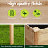 Green Fingers Raised Wooden Garden Bed 120cm x 60cm x 80cm - 2 Set