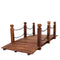 Gardeon Outdoor Garden Wooden Bridge with Chain 160cm