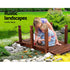 Gardeon Outdoor Garden Wooden Bridge with Chain 160cm