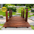 Gardeon Outdoor Garden Wooden Bridge with Chain 160cm