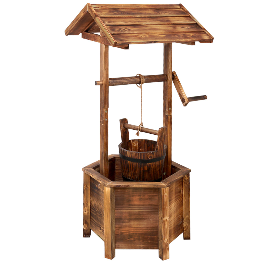 Gardeon Outdoor Garden Wooden Wishing Well