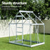 Green Fingers Small Greenhouse 1.3m x 1.9m x 2.0m