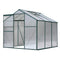 Green Fingers Greenhouse 1.9m x 1.9m x 1.83m Aluminium Polycarbonate