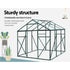 Green Fingers Greenhouse 1.9m x 1.9m x 1.83m Aluminium Polycarbonate