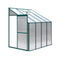 Green Fingers Greenhouse 2.52m x 1.27m x 2.13m Aluminium Polycarbonate