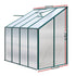 Green Fingers Greenhouse 2.52m x 1.27m x 2.13m Aluminium Polycarbonate