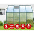 Green Fingers Greenhouse 2.52m x 1.27m x 2.13m Aluminium Polycarbonate