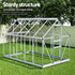 Green Fingers Aluminium Greenhouse 3.1m x 1.9m x 2.0m