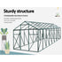 Green Fingers Greenhouse 5.1m x 2.44m x 2.1m Aluminium Polycarbonate