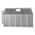 Green Fingers Greenhouse 3m x 2.5m x 1.95m Aluminium Polycarbonate