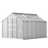 Green Fingers Greenhouse 3m x 2.5m x 2.26m Double Doors Aluminium