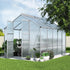 Green Fingers Greenhouse 3m x 2.5m x 2.26m Double Doors Aluminium