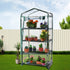 Green Fingers Greenhouse 4 Tiers Mini Green House 1.6m x 0.7m x 0.5m
