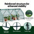 Green Fingers Mini Greenhouse 240cm x 90cm x 90cm