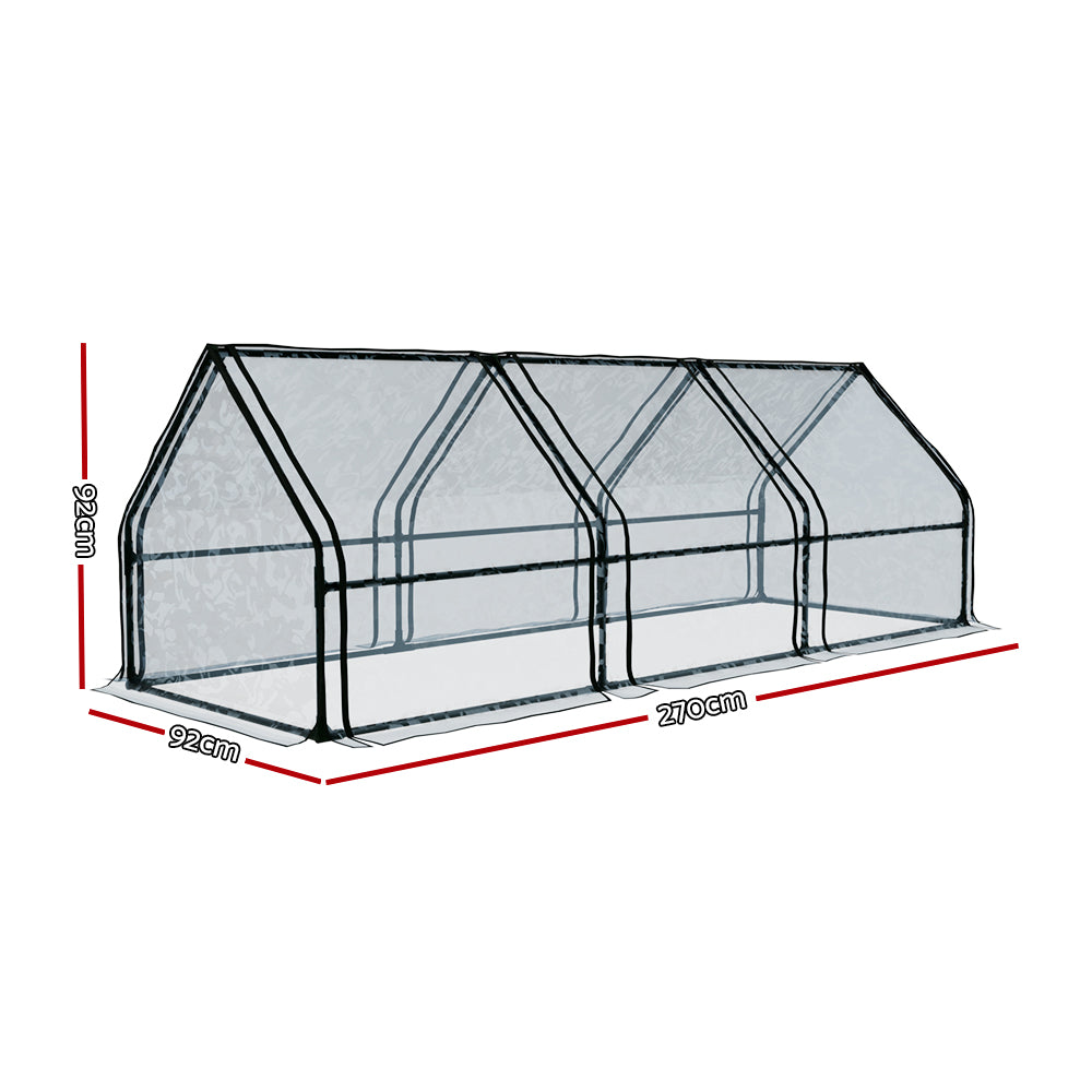 Green Fingers Mini Greenhouse 2.7m x 0.9m x 0.9m
