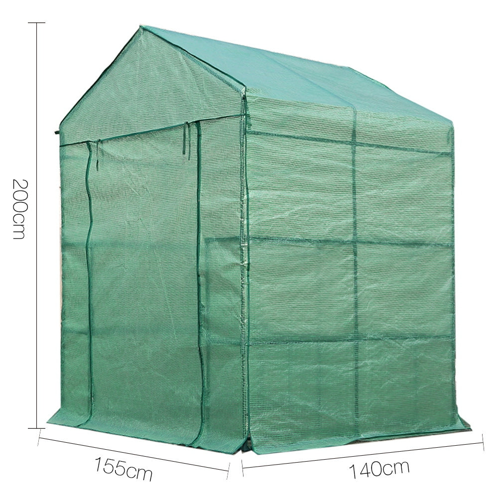 Green Fingers Greenhouse 1.4m x 1.55m x 2m