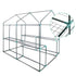 Green Fingers Greenhouse 1.2m x 1.9m x 1.9m Walk in Clear Green House