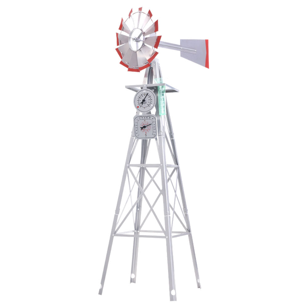 Metal Outdoor Garden Windmill 146cm