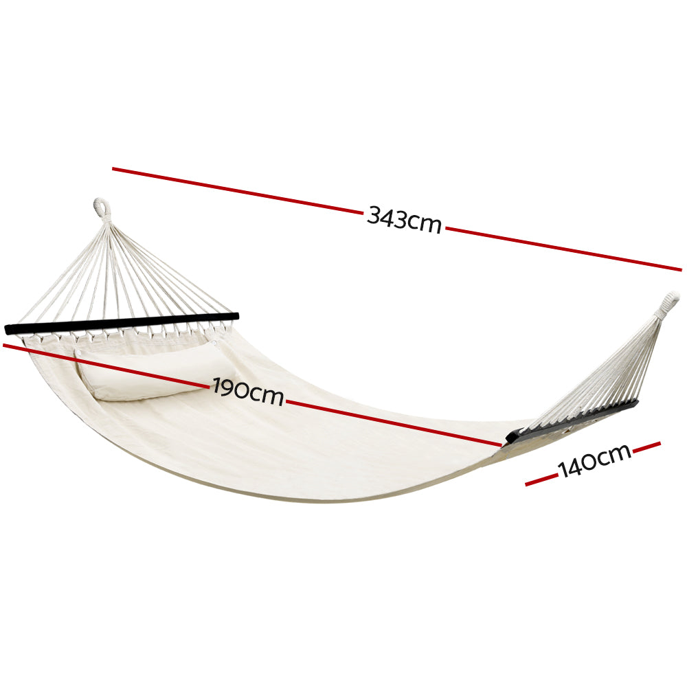 Gardeon 2 Person Outdoor Hammock with Piillow