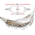 Gardeon Indoor/Outdoor Tassel Hammock with Carry Bag