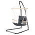Gardeon Hammock Chair with Armrests and Stand Grey