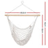 Gardeon Indoor Outdoor Mesh Hammock Chair Cream