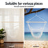 Gardeon Hanging Hammock Chair with Steel Stand Cream
