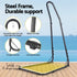Gardeon Hanging Hammock Chair with Steel Stand Cream