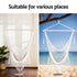 Gardeon Hammock Chair Mesh Cream