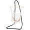 Gardeon Mesh Hanging Hammock Chair with Heavy Duty Steel Stand Cream