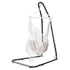 Gardeon Mesh Hanging Hammock Chair with Heavy Duty Steel Stand Cream