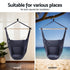 Gardeon Hammock Chair with Heavy Duty Steel Stand Grey