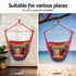 Gardeon Hammock Chair with Heavy Duty Steel Stand Rainbow