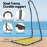 Gardeon Hammock Chair with Heavy Duty Steel Stand Rainbow