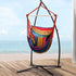 Gardeon Hammock Chair with Steel Stand Rainbow