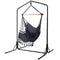 Gardeon Hammock Chair with Stand Tassel Grey