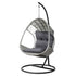 Gardeon Outdoor Egg Chair with Stand & Cushion Light Grey
